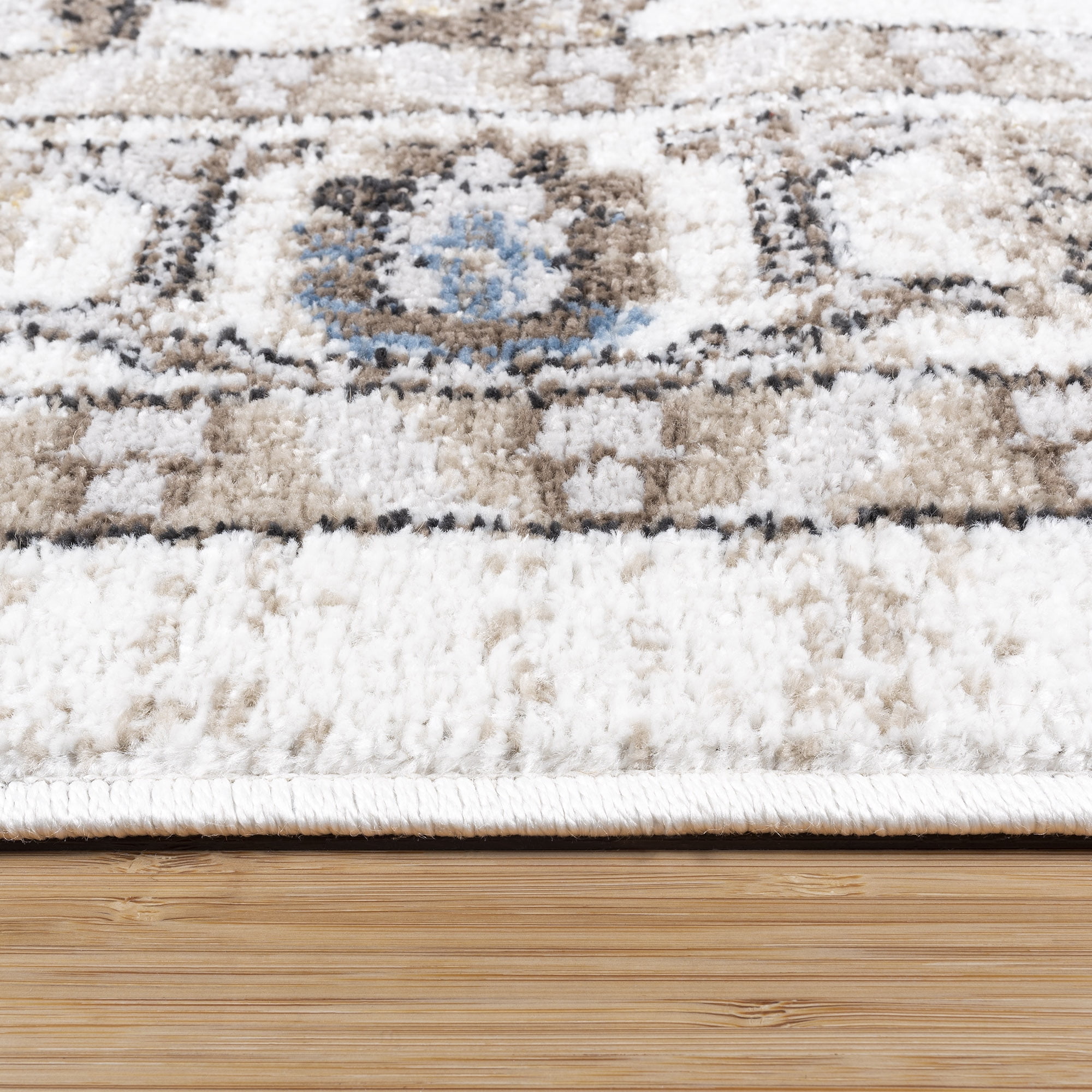 Gertmenian Alor Arcadia Traditional Oriental Ivory Indoor Area Rug, 9x13