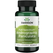 Swanson Full Spectrum Andrographis Paniculata 400 mg 60 Capsules