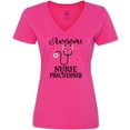 thumbnail image 3 of Inktastic Nurse Practitioner LNP Gift Women's V-Neck T-Shirt, 3 of 5