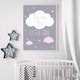thumbnail image 5 of Juego de 3 carteles de 30 x 40 cm para habitación de niña, cuadros rosas, decoración de pared, pintura sobre lienzo, regalos de cumpleaños NPTWC003-M, 5 of 5