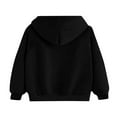 thumbnail image 3 of Women Rhinestone Zipper Hoodie Sweatshirts Long Sleeve Zip Up Drawstring Hoodie Oversized Jacket with Pockets Black Spider‘s Web L, 3 of 7