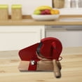 thumbnail image 4 of simhoa Manual Bread Slicer Deli Slicer Efficient Convenience with Scale Line Hand Crank for Sourdough Bread for Cheese Kitchen Cafes Red, 4 of 5