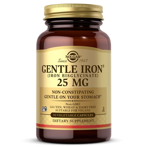 Solgar gentle iron 25 mg - 90 vegetable capsules