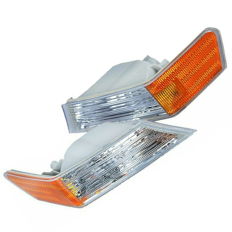 Labwork Pair of Front Turn Signal Lights Housing Assembly Parking