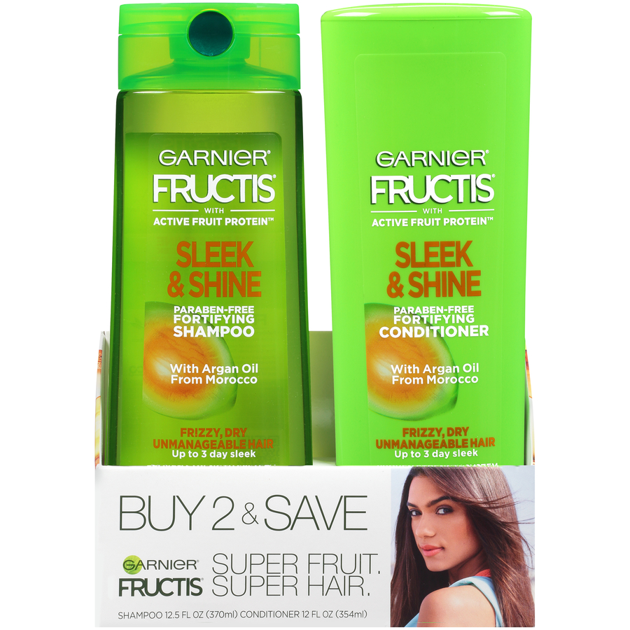 Garnier Fructis Sleek & Shine Everyday 2 Pack