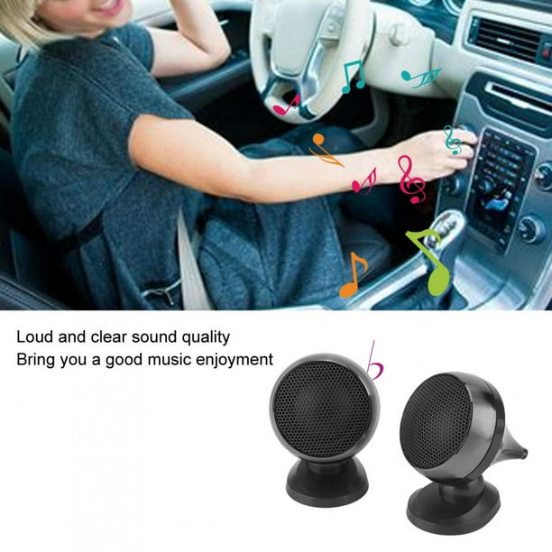 Tweeter para Automóvil, Altavoz, Altavoces Estéreo de Música, material Metálico de, Fácil Instalación, Sonido Alto y Claro para la Mayoría de los Automóviles