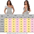 thumbnail image 4 of Vestido Nagfar ajustado con lentejuelas y purpurina para mujer, 4 of 6