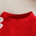 thumbnail image 5 of Caqnni Baby Outfit Sets Boys Clothes Casual Long sleeve Sweatshirt Pants Sets Sweatshirt Pullover Tops Jogger Pants Homewear Fall Winter Outfit（Red，12-18 Months）, 5 of 9