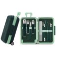 thumbnail image 3 of Xihbxyly Set de Manicura, Cortaúñas de Acero Inoxidable de 12 Piezas, Herramientas Ergonómicas para Uñas, Estuche de Viaje Portátil Incluido, Solución para El Cuidado de Las Uñas, Alivio de La Paroni, 3 of 4