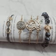 thumbnail image 3 of Women Bracelet Set,5Pcs Fashionable Jewelry Accessory Bracelet Set Bracelet Time-Tested Durability, 3 of 8