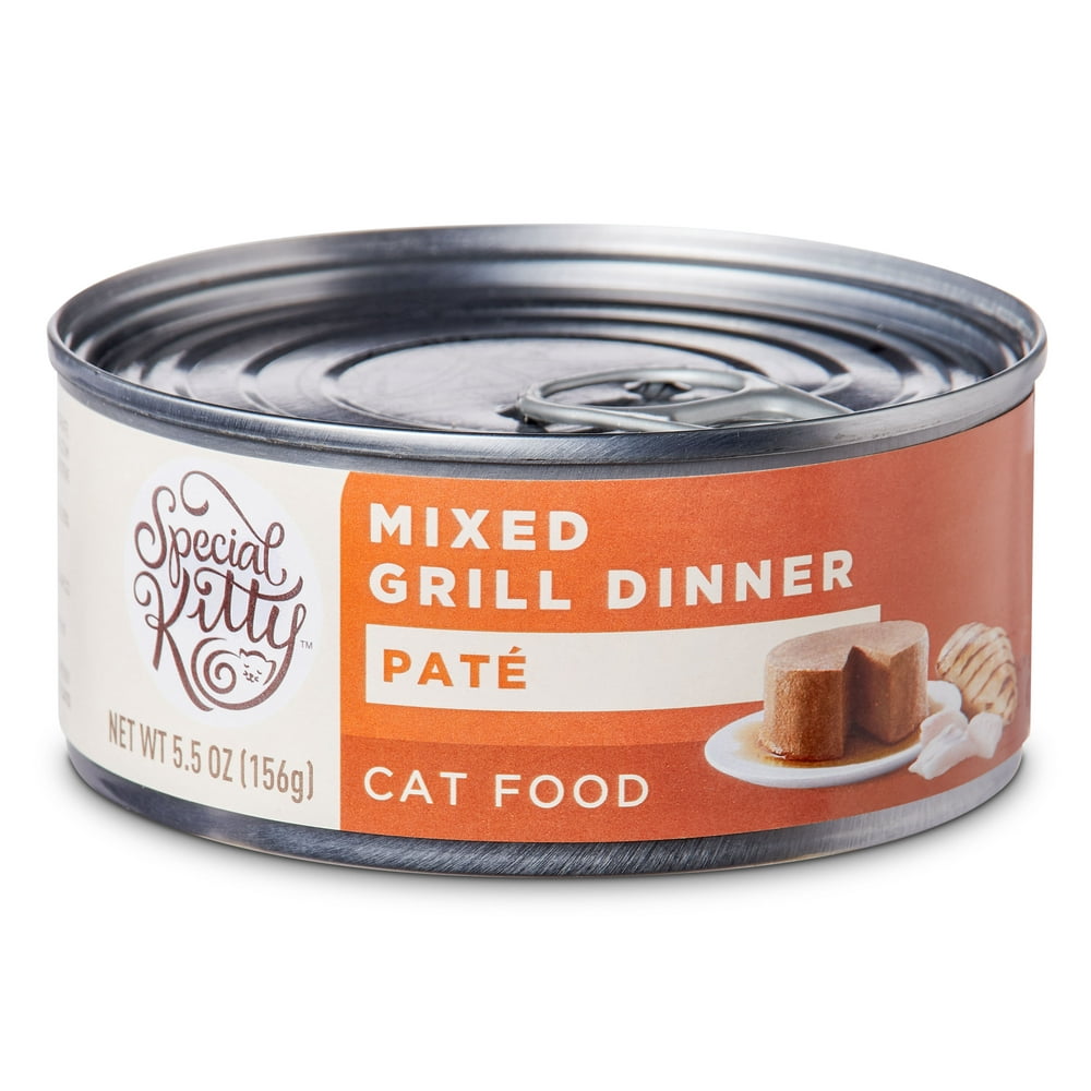 Special Kitty Mixed Grill Dinner Pate Wet Cat Food, 5.5 oz Walmart
