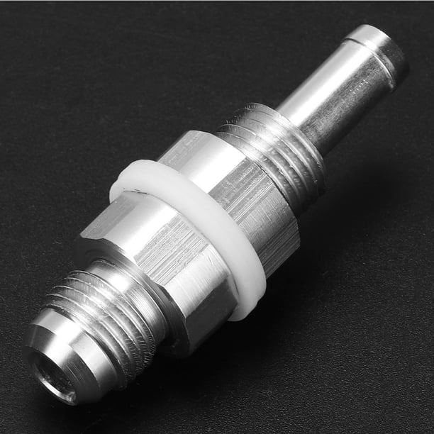 Accesorio de manguera de tanque de combustible, conector macho portátil con mamparo abocinado, accesorio modificado para automóvil Accesorio de manguera de tanque de combustible, confiable y duradero