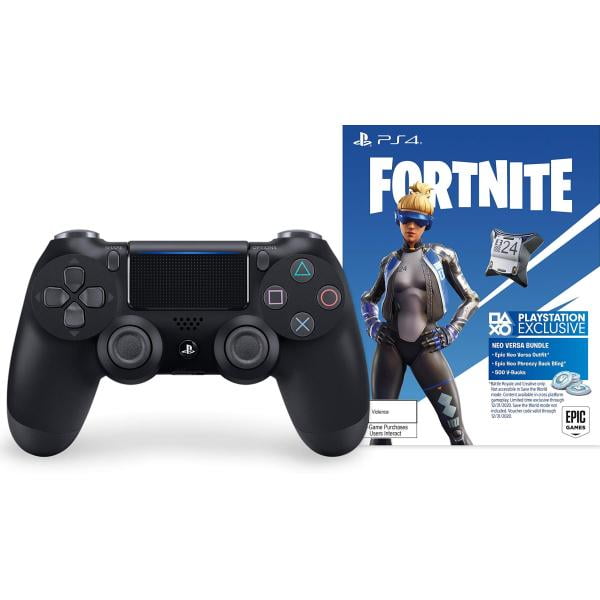 PlayStation 4 DualShock 4 Wireless Controller Fortnite Bundle