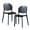 Black, variant on Plastic Dining Chair for Adult,Guest Chair & Reception Chair,Modern Side Chaif for Kitchen Corner Chair,Breathable Back Reading Desk Chair