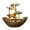 Golden, variant on HomeLife Lotus Leaf Flowing Fountain Decoration for Living Room Screen Foyer Home Decoration LED Atmosphere Night Light Statues Desk Decor