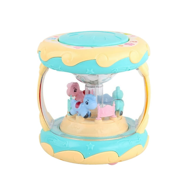 Xihbxyly Artículos Por Menos de $10 Mini Tambor Musical de Juguete para Bebé: Juguetes Educativos Aprendizaje para Bebés, Tambor Electrónico