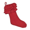 thumbnail image 2 of Saro Lifestyle Ruffled Cotton Holiday Decor, 2 of 2