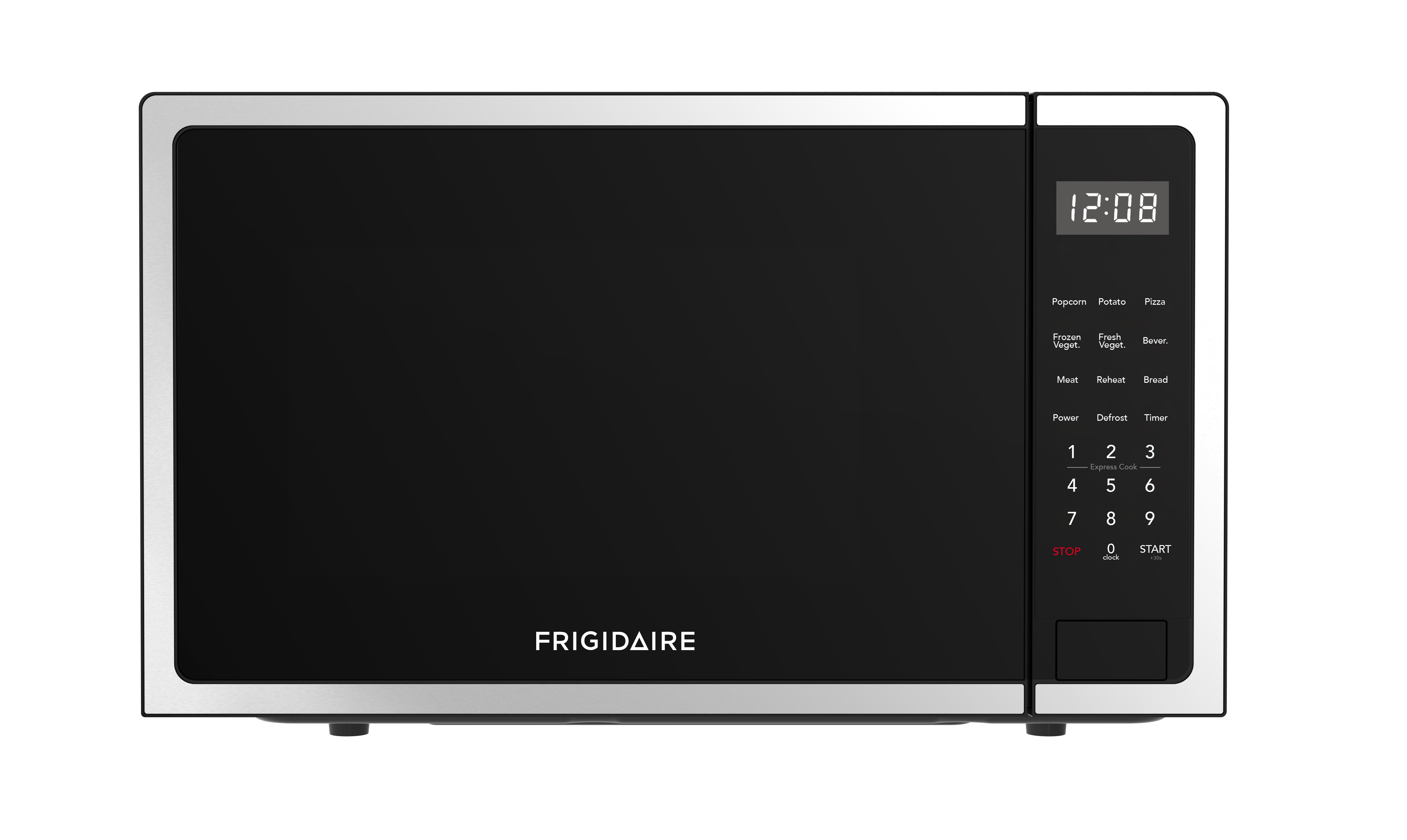 Frigidaire 1.5 Cu. Ft. Countertop Microwave Oven, 1500 Watt Microwave with Auto Defrost, Stainless Steel