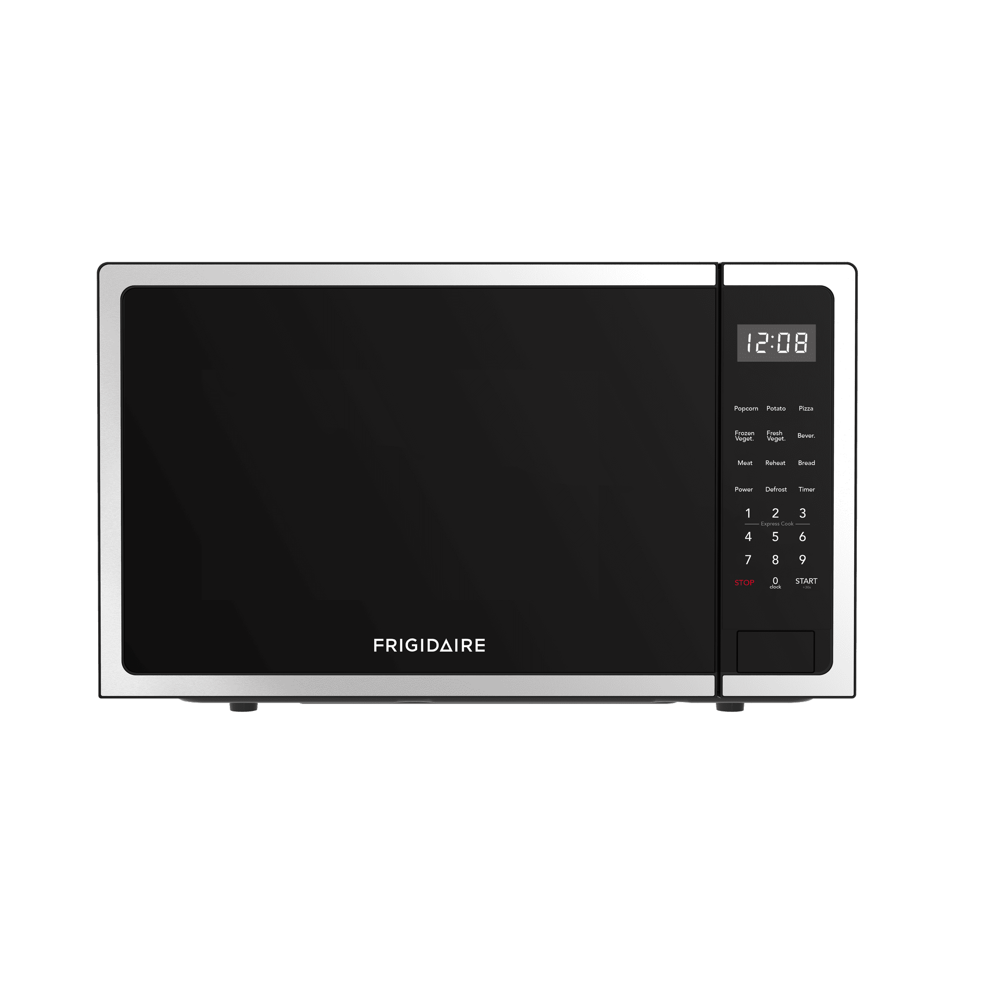 Frigidaire 1.5 Cu. Ft. Countertop Microwave Oven, 1000 Watt Microwave with Auto Defrost, Stainless Steel