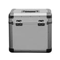 thumbnail image 3 of Odyssey KROM Stacking Transport Case for 70, 12 Inch Vinyl LPs, Silver (2 Pack), 3 of 7