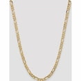 thumbnail image 2 of 10K Yellow Gold 6mm Concave Open Figaro Chain (26 X 6) Made In South Africa 10lf160-26, 2 of 5
