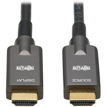 Tripp Lite P568FA-10M Fiber Optic Audio/Video Cable, Black
