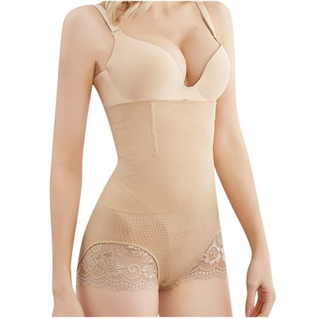 

Women s High Waist Triangular Lace Abdominal Pants Body Shaping Pants Hip Lifting Belly Binding Fat Reducing Tight Bottomed Underwear Summer Clearance