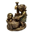 thumbnail image 1 of GUOOL PETSOLA Résine Artwork Enfants Enfants Jardin Statue Résine Garçon et Fille Sculpture Bain, 1 of 9