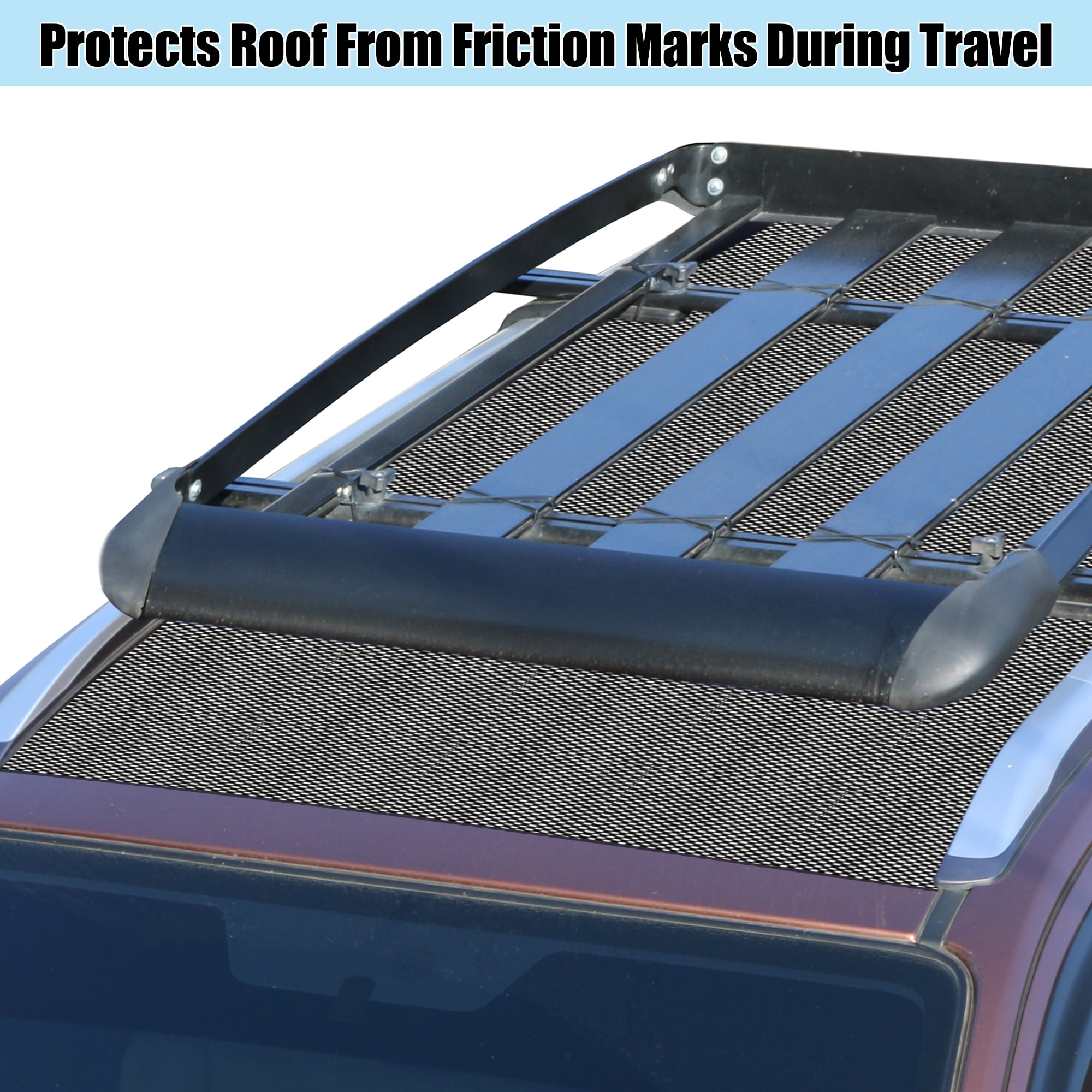 Byredio 47 35 Roof Cargo Bag Anti-Slip Protective Mat Rooftop Rack Pads for Car Cargo Carrier Roof Bag 