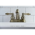 thumbnail image 2 of Kingston Brass KB5613AL Restoration 4 in. Centerset Bathroom Faucet, Antique Brass, 2 of 5
