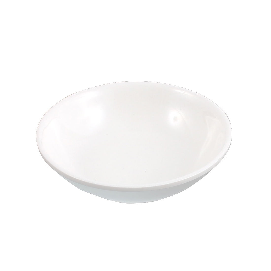 Kitchen Soy Sauce Wasabi Dipping Plastic Dish Plate 70mm Dia White