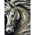 thumbnail image 5 of Men's Casual Short Sleeve T-Shirt, 3D Majestic Horse Print, Round Neck, Street Fashion T-Shirt, Breathable, Summer Top, 5 of 5