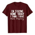 thumbnail image 1 of Pompotops Mode Femmes Été Col Rond Manches Courtes Imprimé Casual T-shirt Blouse, 1 of 4