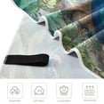 thumbnail image 3 of Quick-Dry Beach Towel 30x60in with Storage Bag, Sand Free Microfiber Towel for Travel, Swimming, Camping Peacock and Foxes, 3 of 9