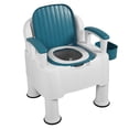 thumbnail image 1 of Bedside Commode Chair, 330lb Load Bearing Bedside Commode Waterproof  for Bedroom for Pregnant Women, 1 of 7