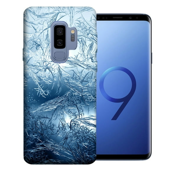 MUNDAZE For Samsung Galaxy S9 Plus Blue Ice Design TPU Gel Phone Case Cover