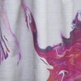 thumbnail image 4 of DESIGN ART Designart 'Purple, Pink and Blue Marble Composition' Mid-CenturyCurtain Single Panel 52 in. wide x 95 in. high - 1 Panel 95 Inches, 4 of 5