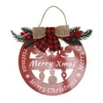 thumbnail image 4 of Christmas Hanging Welcome Sign,Wooden Christmas Sign Letters Christmas Wreath Hanging Sign Christmas Sign Built for Precision, 4 of 7