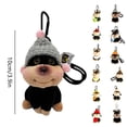 thumbnail image 3 of Deals Of The Day Clearance Prime Adorable & Puppy Charm: Fuzzy Plush Keychain & Backpack Accessory G, 3 of 3