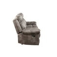 thumbnail image 2 of Steve Silver Nashville Faux Suede Reclining Sofa with Console, USB, Grey, 39" x 88" x 41", 2 of 10