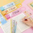 thumbnail image 4 of Primary School Stationery Set, 5-in-1 Multifunctional, 18*5cm, Plastic Material, Cartoon Design, Safe and Portable, 4 of 8