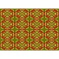 thumbnail image 1 of Ahgly Company Machine Washable Indoor Rectangle Transitional Golden Brown Yellow Area Rugs, 5' x 7', 1 of 7