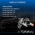 thumbnail image 4 of LOUVEROLA Turbo Turbocharger For Chevy Cruze Sonic Trax & Buick Encore 1.4L 55565353, 4 of 4