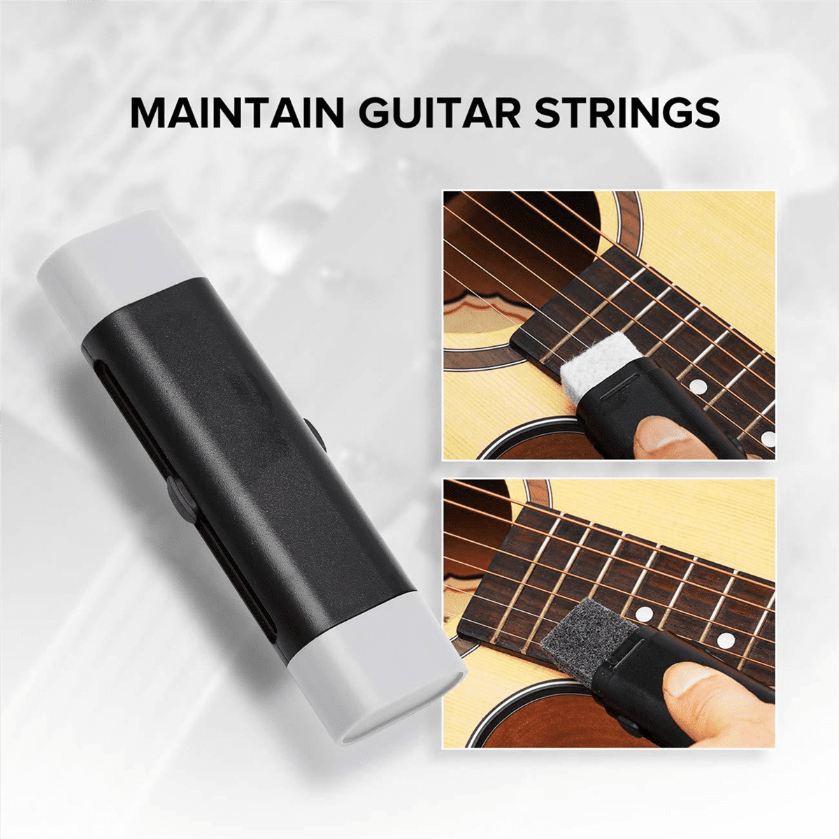 72Pcs Guitar Tool Kit Repair Maintenance Tools String Action Ruler Guitar Bridge Pins Strings Picks with Carry Bag