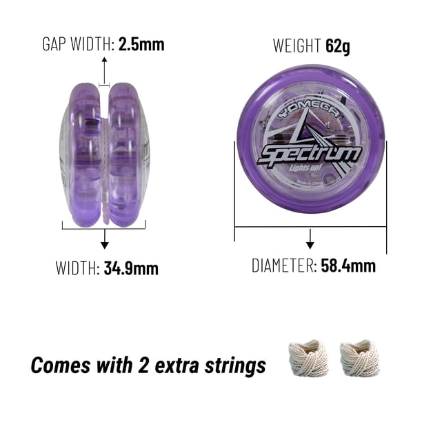 Yomega Spectrum – Light up Fireball Transaxle YoYo with LED Lights