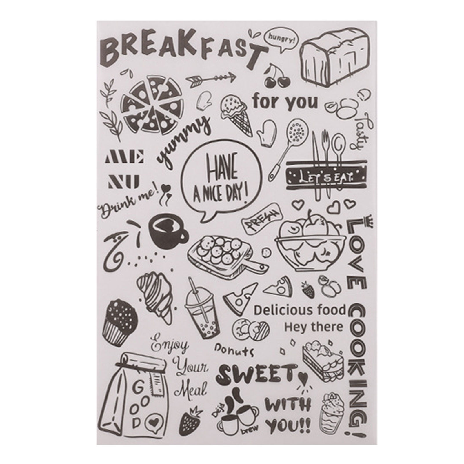 DISHAN Heat Resistant EcoFriendly Baking Cooking Paper 1 Roll, Food