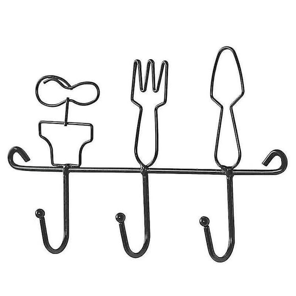 Creative Key Hook Home Decorative Coat Hook Metal Hooks Wall Hanging Keys Wall Decorative Hook