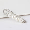 thumbnail image 3 of 5x Pin de Seguridad de Perla de Imitación Elegante Clip Broche para Vestido Bufanda Sunnimix Faux Pearl Safty Pin, 3 of 8