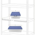 thumbnail image 5 of (2 pack) Hefty 40 Quart Clear Latched Storage Bin with HI-RISE Blue Lid, 5 of 5
