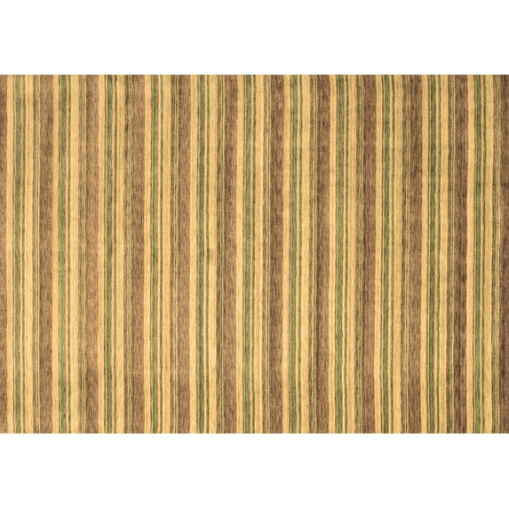 Ahgly Company Indoor Rectangle Abstract Brown Contemporary Area Rugs, 5' x 8'